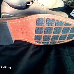 JOHNSTON & MURPHY OXFORD LACE UP WITH.  FLEX SOLE